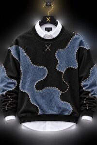 X-Premium Denim Patch T-Shirt
