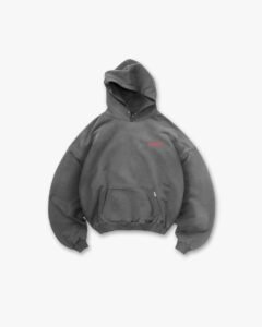 X-Premium Classic Club Heavyweight Hoodie — Washed Black