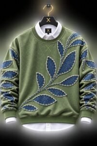 X-Premium Botanical Denim T-Shirt